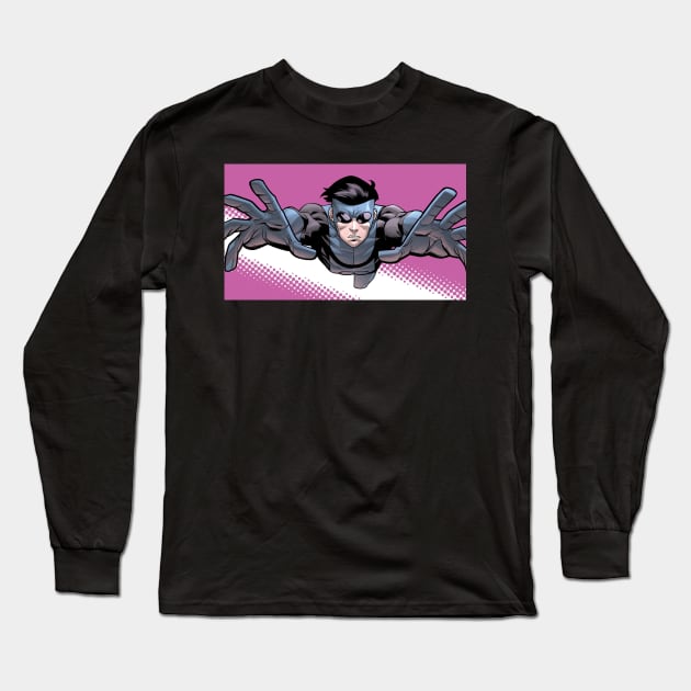 invincible banner Long Sleeve T-Shirt by super villain